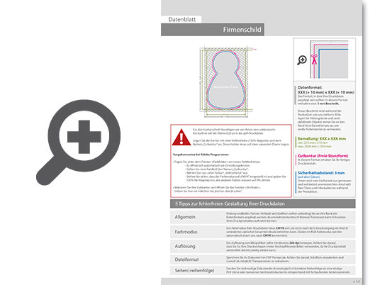 Product Bild firmenschild_in_mensch-form_konturgefr__st__einseitig_4_0-farbig_bedruckt