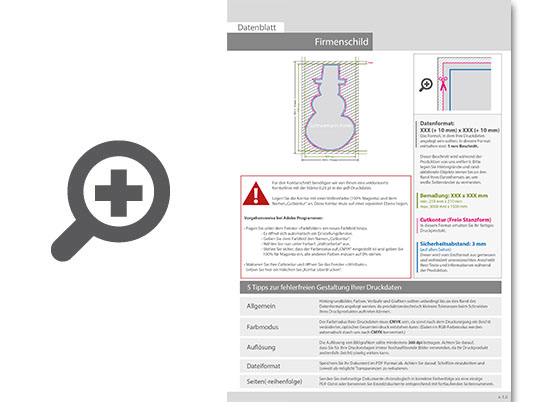 Product Bild firmenschild_in_schneemann-form_konturgefr__st__einseitig_4_0-farbig_bedruckt