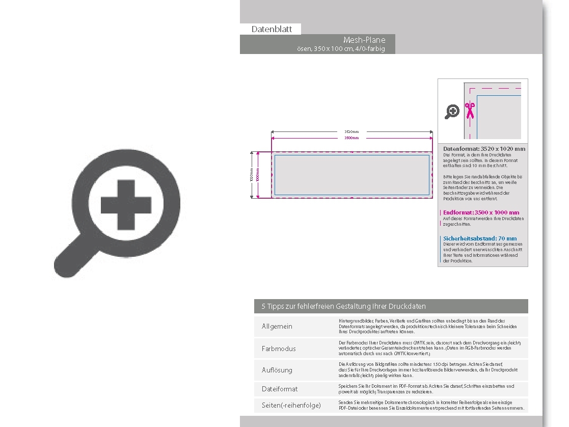 Product Bild hochwertige_mesh-plane_350_x_100_cm__4_0-farbig_bedruckt____sen_im_abstand_von_50_cm_oben_und_unten